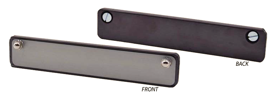 Black Extruded Rubber Magnetic License Plate Holder