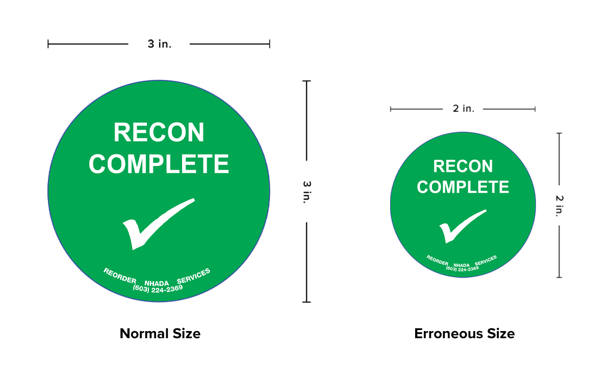 [DISCOUNT] Recon Complete Decals (RC) - Small 2"
