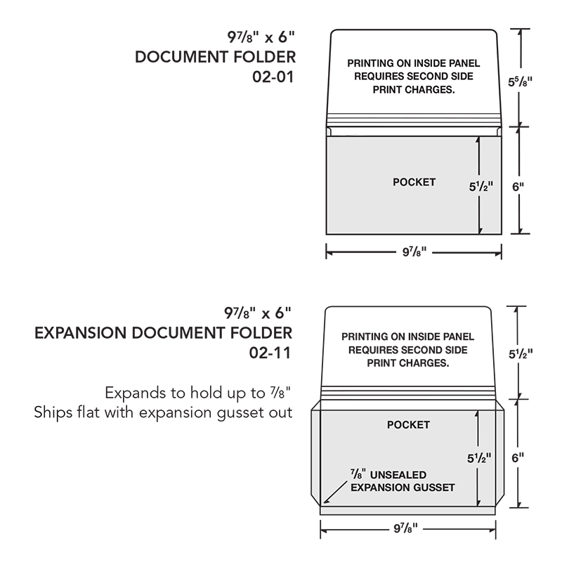 Custom Vehicle Paper Wallets - Standard Designs
