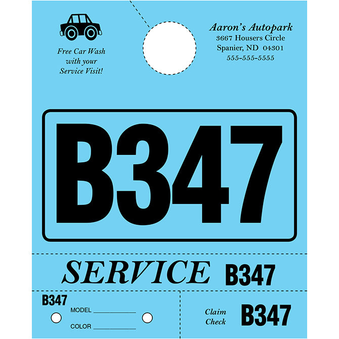 [CUSTOM] Heavy Brite 4-Part Service Dispatch Numbers