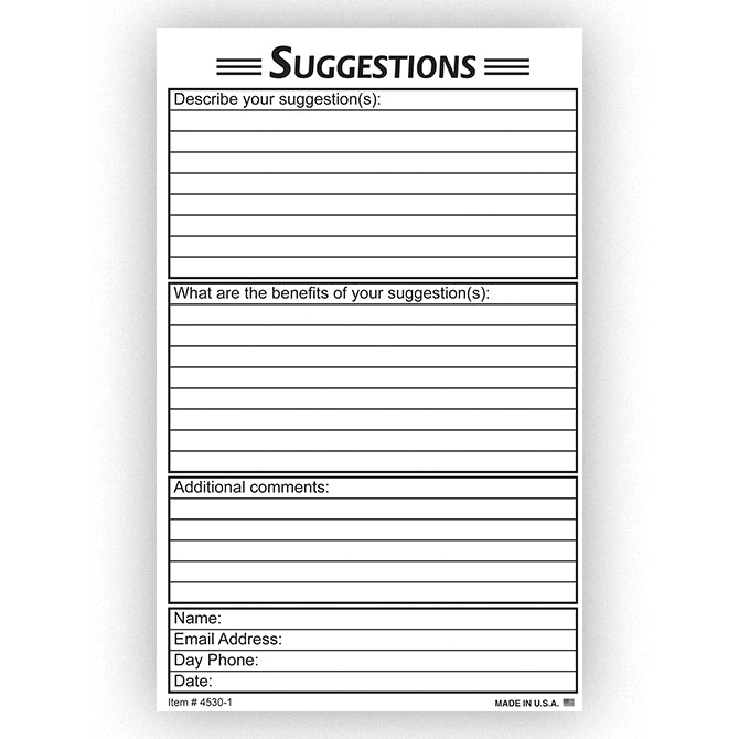 Suggestion Card
