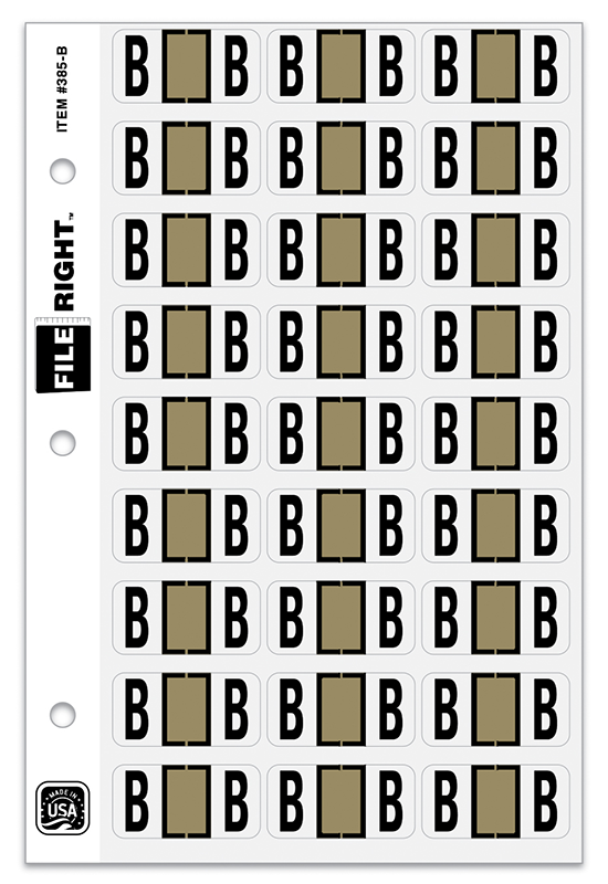 File Label Abcd FILE RIGHT Service File Alphabet Label