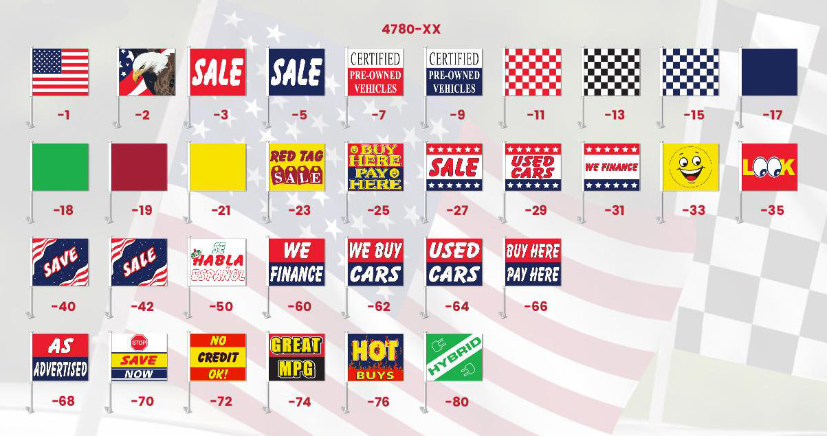 Sweden America Flag Car Flags Personalized Double Sided