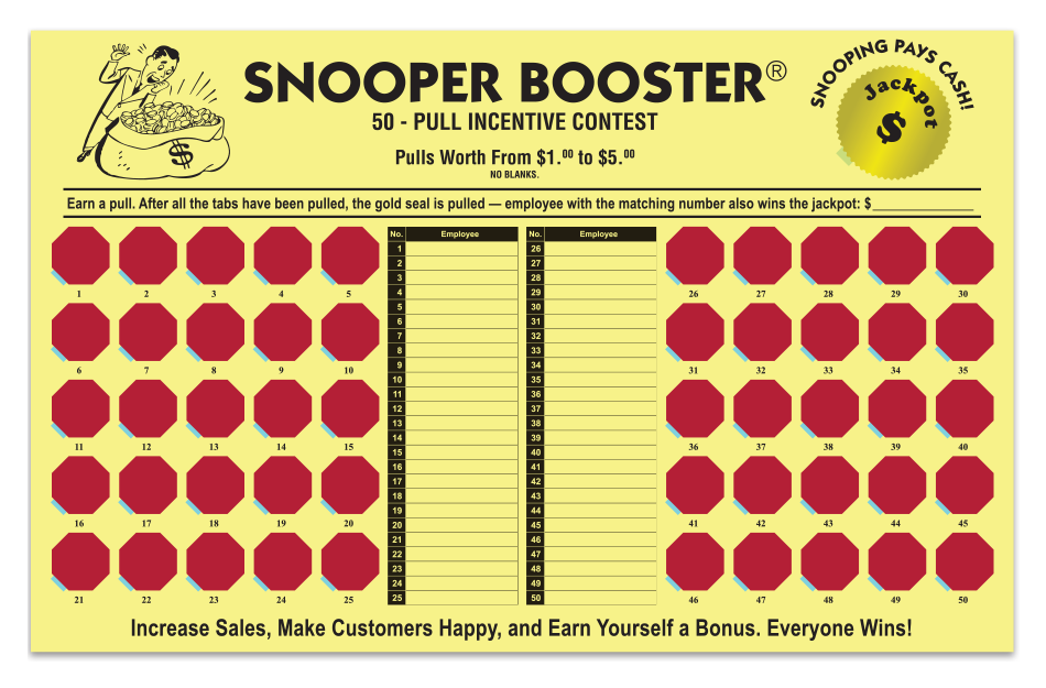 Incentive Cash Boards - Snooper Booster