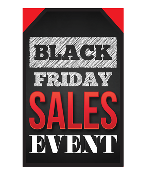 Black Friday Sales Event Tag Decal