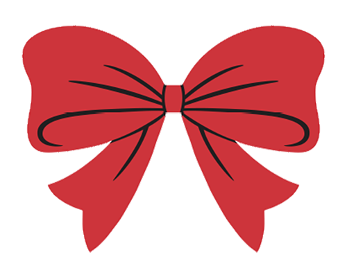 Holiday Bow Decals