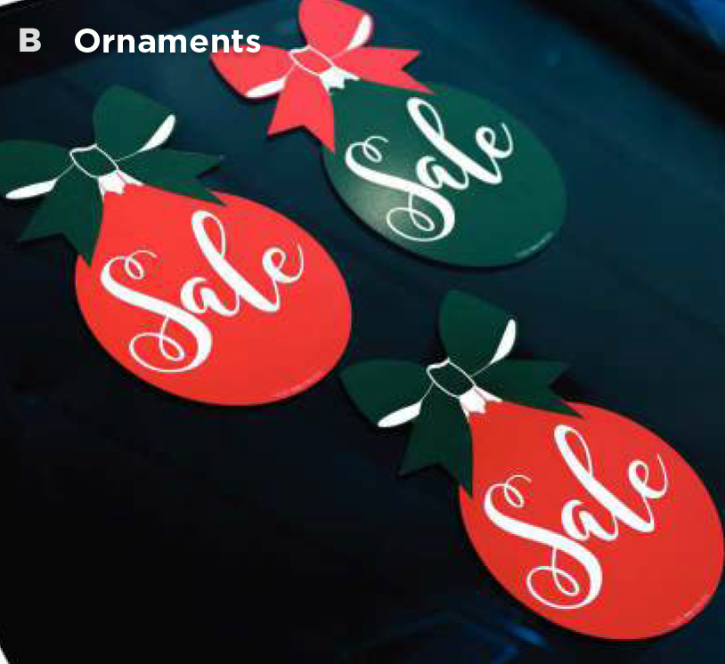 Holiday Ornament Decals