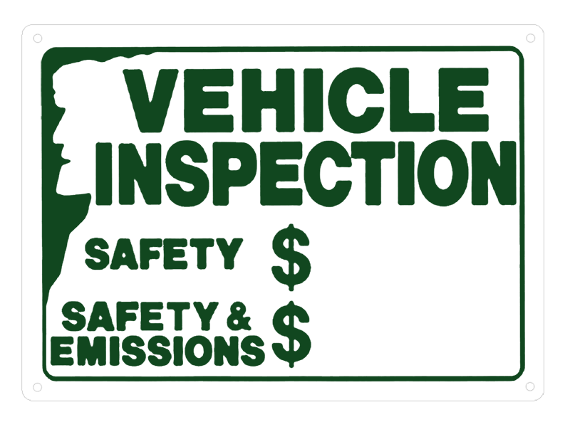 State Emissions Sticker
